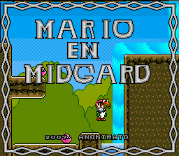 Mario In Midgard Title Screen